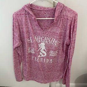 St. Augustine Long Sleeve Hooded Shirt